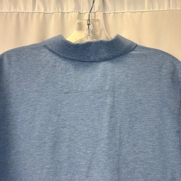 Banana Republic Womens Short Sleeve Polo Top Pullover Blue Size Large - Picture 5 of 8